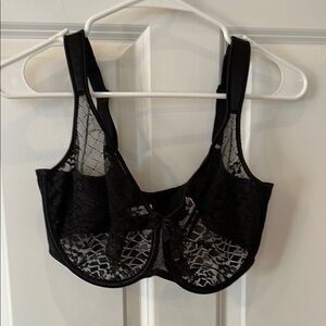 Elegant Black Lace Bra